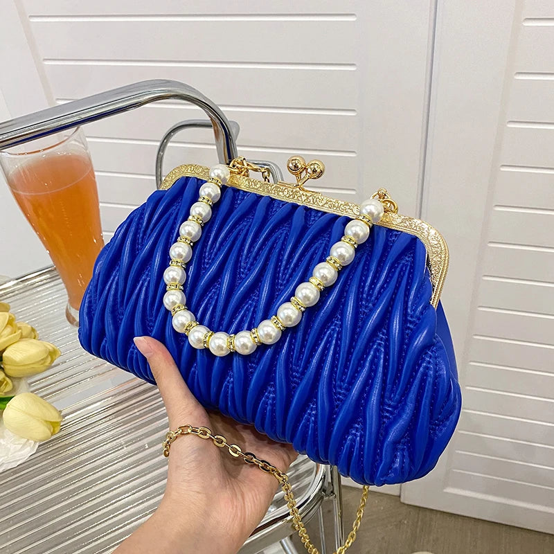Bolsa Feminina de Couro PU Luxo Veneza | Clutch Bags | Cores variadas | Detalhe 46 | Vivièn