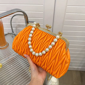 Bolsa Feminina de Couro PU Luxo Veneza | Clutch Bags | Cores variadas | Detalhe 47 | Vivièn