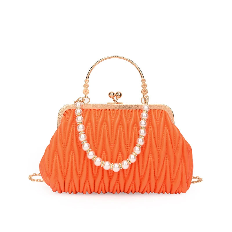 Bolsa Feminina de Couro PU Luxo Veneza | Clutch Bags | Cores variadas | Detalhe 54 | Vivièn
