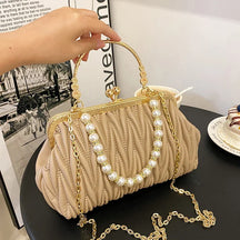 Bolsa Feminina de Couro PU Luxo Veneza | Clutch Bags | Cores variadas | Detalhe 62 | Vivièn