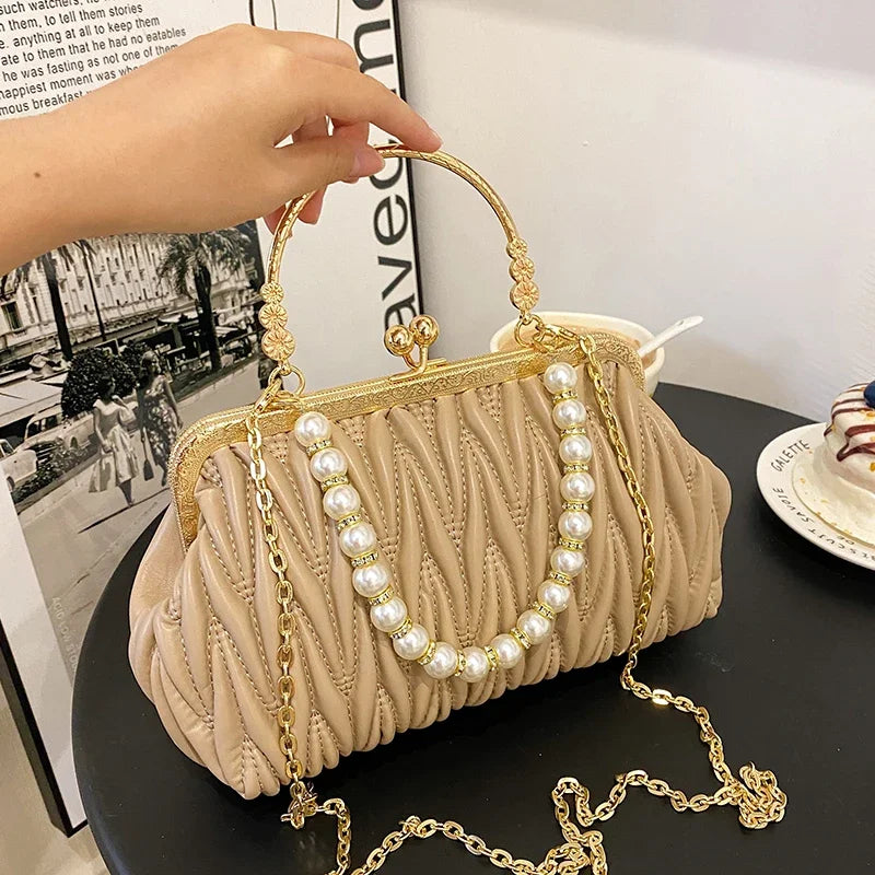 Bolsa Feminina de Couro PU Luxo Veneza | Clutch Bags | Cores variadas | Detalhe 62 | Vivièn