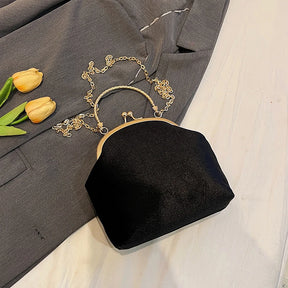 Bolsa Feminina de Veludo Roma | Clutch Bags | Cores variadas | Detalhe 23 | Vivièn