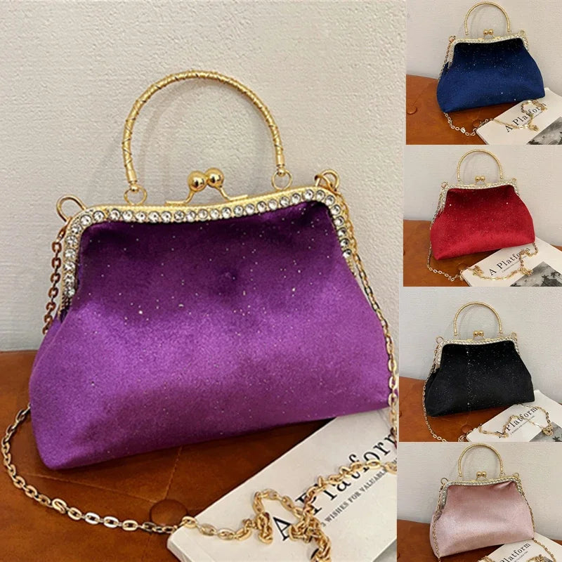 Bolsa Feminina Retro Genebra | Clutch Bags | Cores variadas | Lateral | Vivièn