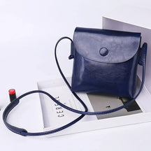 Bolsa Pequena Transversal de Couro Wallet | Cross Body Bags | Cores variadas | Detalhe 8 | Vivièn