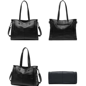 Bolsa Tote de Couro Genuíno Château | Bucket Bags | Cores variadas | Detalhe 3 | Vivièn