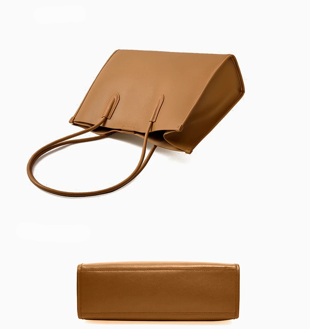 Bolsa Tote de Couro Genuíno Élodie | Bucket Bags | Cores variadas | Detalhe 6 | Vivièn