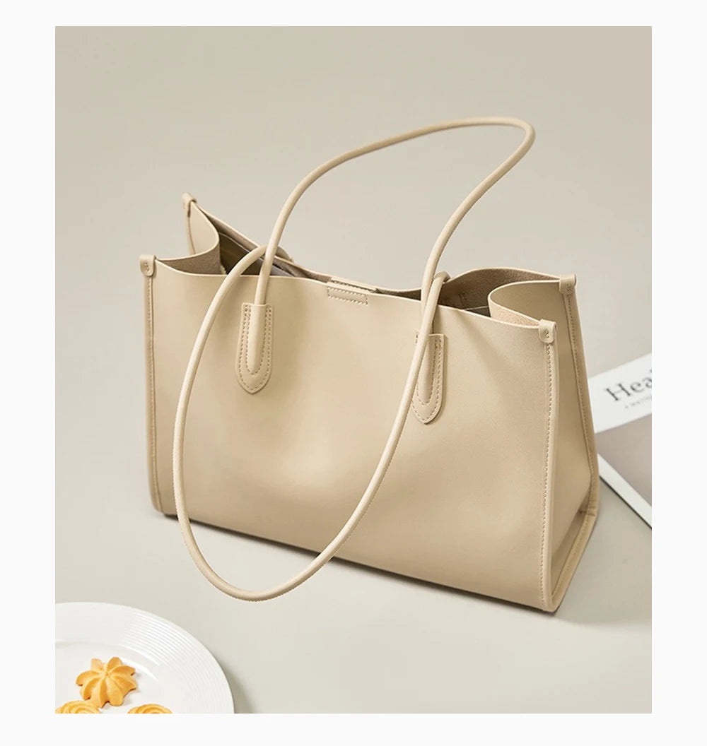 Bolsa Tote de Couro Genuíno Élodie | Bucket Bags | Cores variadas | Detalhe 9 | Vivièn