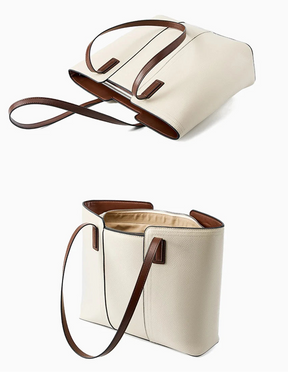 Bolsa Tote de Couro Genuíno Estella | Bucket Bags | Cores variadas | Detalhe 6 | Vivièn
