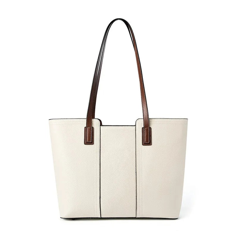 Bolsa Tote de Couro Genuíno Estella | Bucket Bags | Cores variadas | Detalhe 9 | Vivièn
