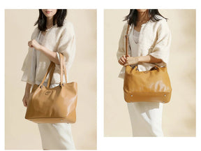 Bolsa Tote de Couro Genuíno Helena | Bucket Bags | Cores variadas | Detalhe 2 | Vivièn