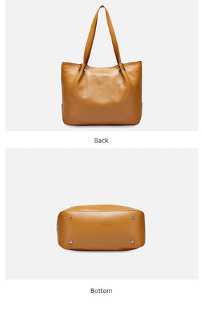 Bolsa Tote de Couro Genuíno Helena | Bucket Bags | Cores variadas | Detalhe 6 | Vivièn