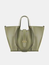 Bolsa Tote de Couro Genuíno Luciana | Bucket Bags | Cores variadas | Detalhe 2 | Vivièn