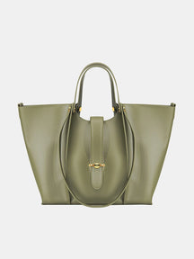 Bolsa Tote de Couro Genuíno Luciana | Bucket Bags | Cores variadas | Detalhe 2 | Vivièn