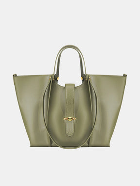 Bolsa Tote de Couro Genuíno Luciana | Bucket Bags | Cores variadas | Detalhe 2 | Vivièn