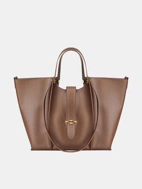 Bolsa Tote de Couro Genuíno Luciana | Bucket Bags | Cores variadas | Detalhe 3 | Vivièn