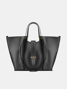 Bolsa Tote de Couro Genuíno Luciana | Bucket Bags | Cores variadas | Detalhe 5 | Vivièn