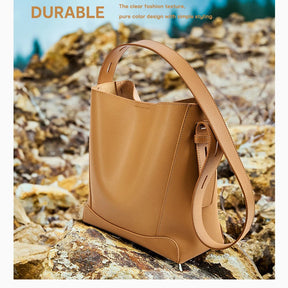 Bolsa Tote de Couro Genuíno Sonia | Bucket Bags | Cores variadas | Detalhe 12 | Vivièn