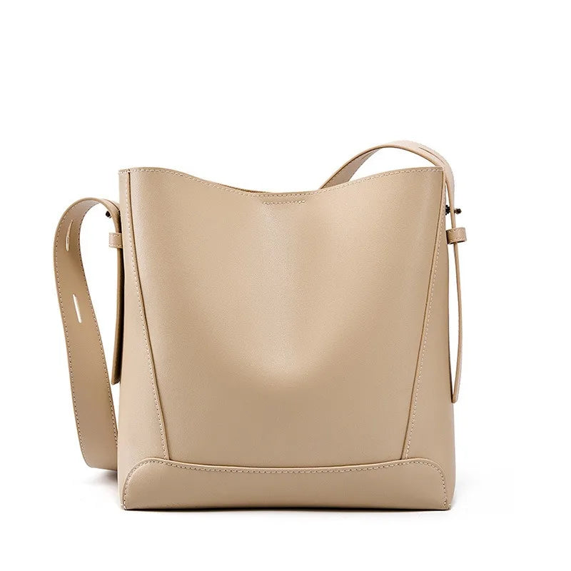 Bolsa Tote de Couro Genuíno Sonia | Bucket Bags | Cores variadas | Detalhe 15 | Vivièn