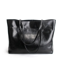 Bolsa Tote de Couro Genuíno Toscana | Bucket Bags | Cores variadas | Detalhe 4 | Vivièn