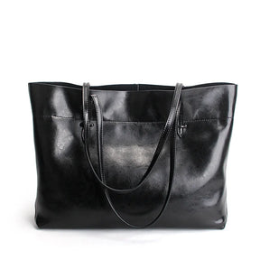 Bolsa Tote de Couro Genuíno Toscana | Bucket Bags | Cores variadas | Detalhe 4 | Vivièn