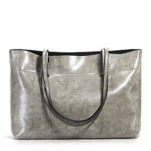 Bolsa Tote de Couro Genuíno Toscana | Bucket Bags | Cores variadas | Detalhe 5 | Vivièn