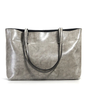 Bolsa Tote de Couro Genuíno Toscana | Bucket Bags | Cores variadas | Detalhe 5 | Vivièn