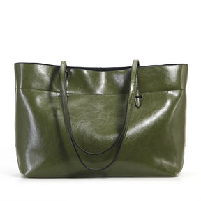 Bolsa Tote de Couro Genuíno Toscana | Bucket Bags | Cores variadas | Detalhe 6 | Vivièn
