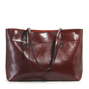 Bolsa Tote de Couro Genuíno Toscana | Bucket Bags | Cores variadas | Detalhe 7 | Vivièn