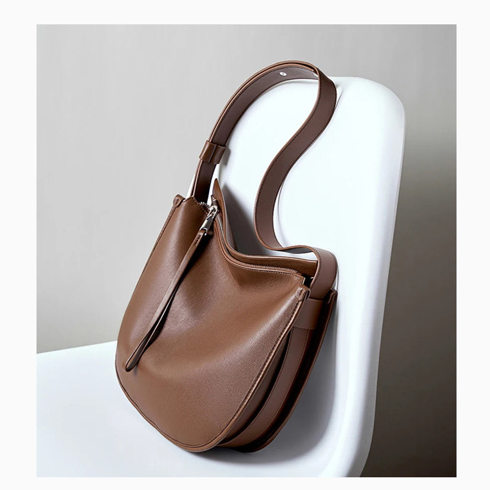 Bolsa Tote de Couro Genuíno Verona | Shoulder Bags | Cores variadas | Detalhe 4 | Vivièn