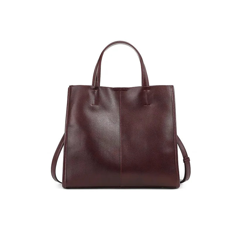 Bolsa Tote de Couro Genuíno Viola | Bucket Bags | Cores variadas | Detalhe 8 | Vivièn