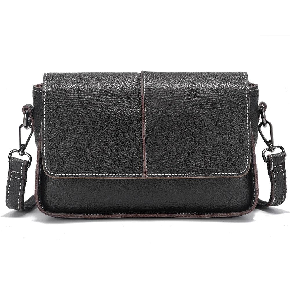 Bolsa Transversal de Couro Classic | Cross Body Bags | Cores variadas | Detalhe 11 | Vivièn