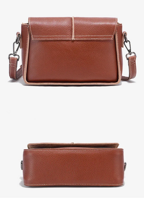 Bolsa Transversal de Couro Classic | Cross Body Bags | Cores variadas | Detalhe 5 | Vivièn