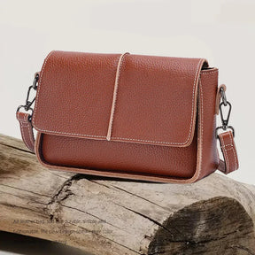 Bolsa Transversal de Couro Classic | Cross Body Bags | Cores variadas | Lateral | Vivièn