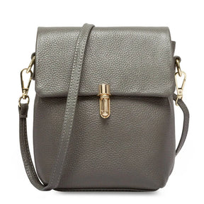 Bolsa Transversal de Couro Genuíno Aurora | Cross Body Bags | Cores variadas | Detalhe 9 | Vivièn