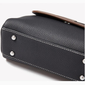 Bolsa Transversal de Couro Genuíno Clarisse | Cross Body Bags | Cores variadas | Detalhe 7 | Vivièn