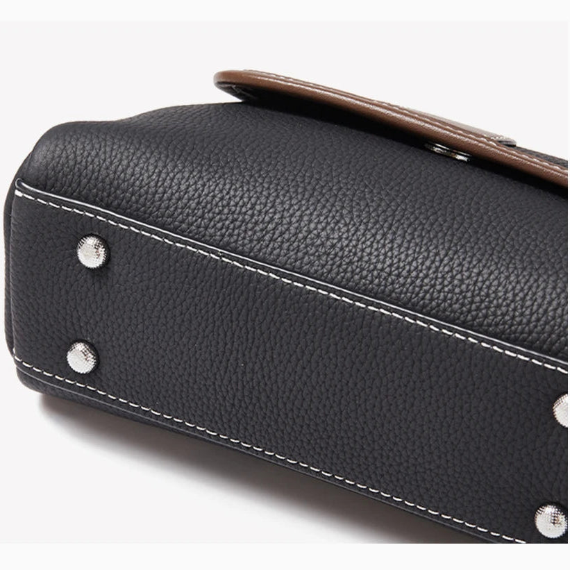 Bolsa Transversal de Couro Genuíno Clarisse | Cross Body Bags | Cores variadas | Detalhe 7 | Vivièn