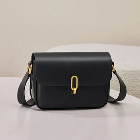 Bolsa Transversal de Couro Genuíno Hamburgo | Cross Body Bags | Cores variadas | Lateral | Vivièn
