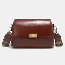 Bolsa Transversal de Couro Genuíno Zency | Cross Body Bags | Cores variadas | Detalhe 8 | Vivièn