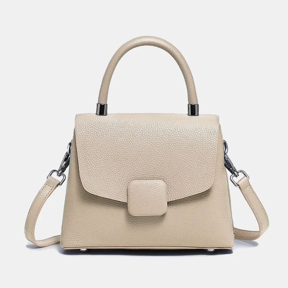 Bolsa Transversal de Couro Hasp | Cross Body Bags | Cores variadas | Detalhe 7 | Vivièn