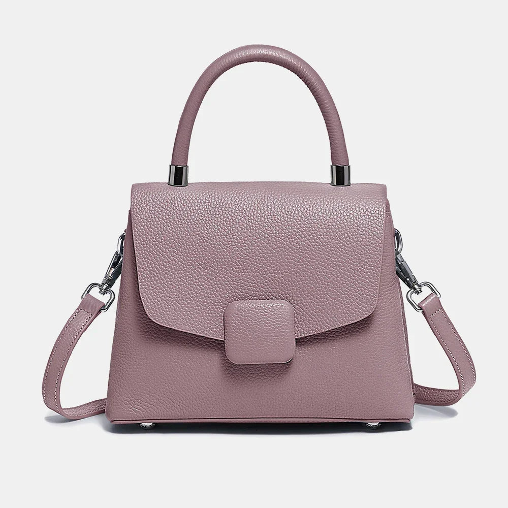 Bolsa Transversal de Couro Hasp | Cross Body Bags | Cores variadas | Detalhe 8 | Vivièn
