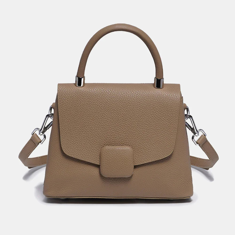 Bolsa Transversal de Couro Hasp | Cross Body Bags | Cores variadas | Detalhe 9 | Vivièn