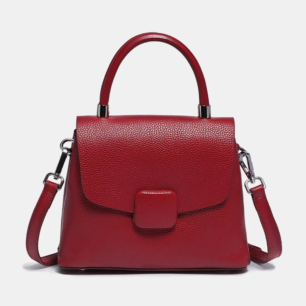 Bolsa Transversal de Couro Hasp | Cross Body Bags | Cores variadas | Vivièn