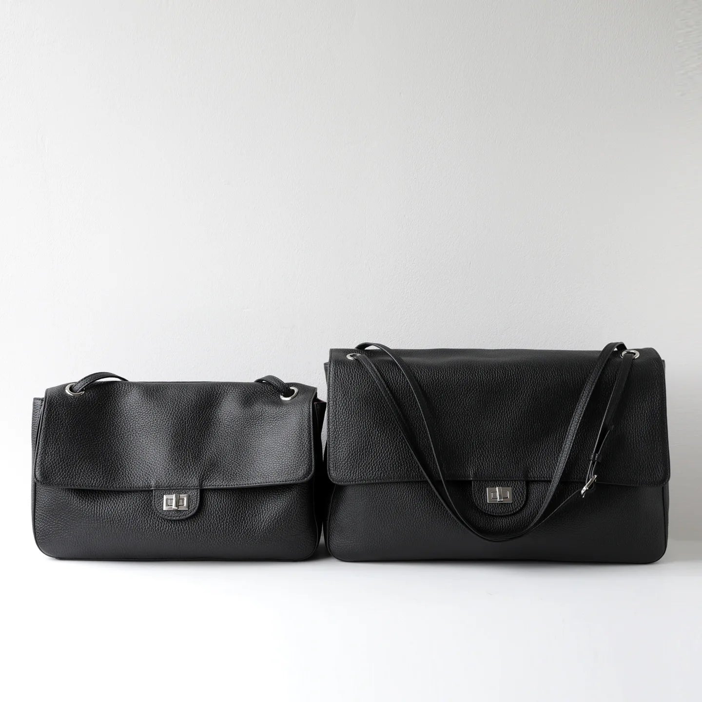 Bolsa Turim preta nos tamanhos pequeno e grande | Vivièn