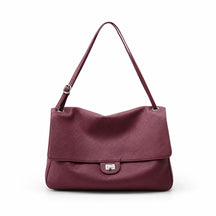 Bolsa Turim vinho em couro granulado | Vivièn
