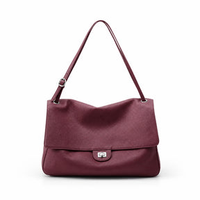 Bolsa Turim vinho em couro granulado | Vivièn