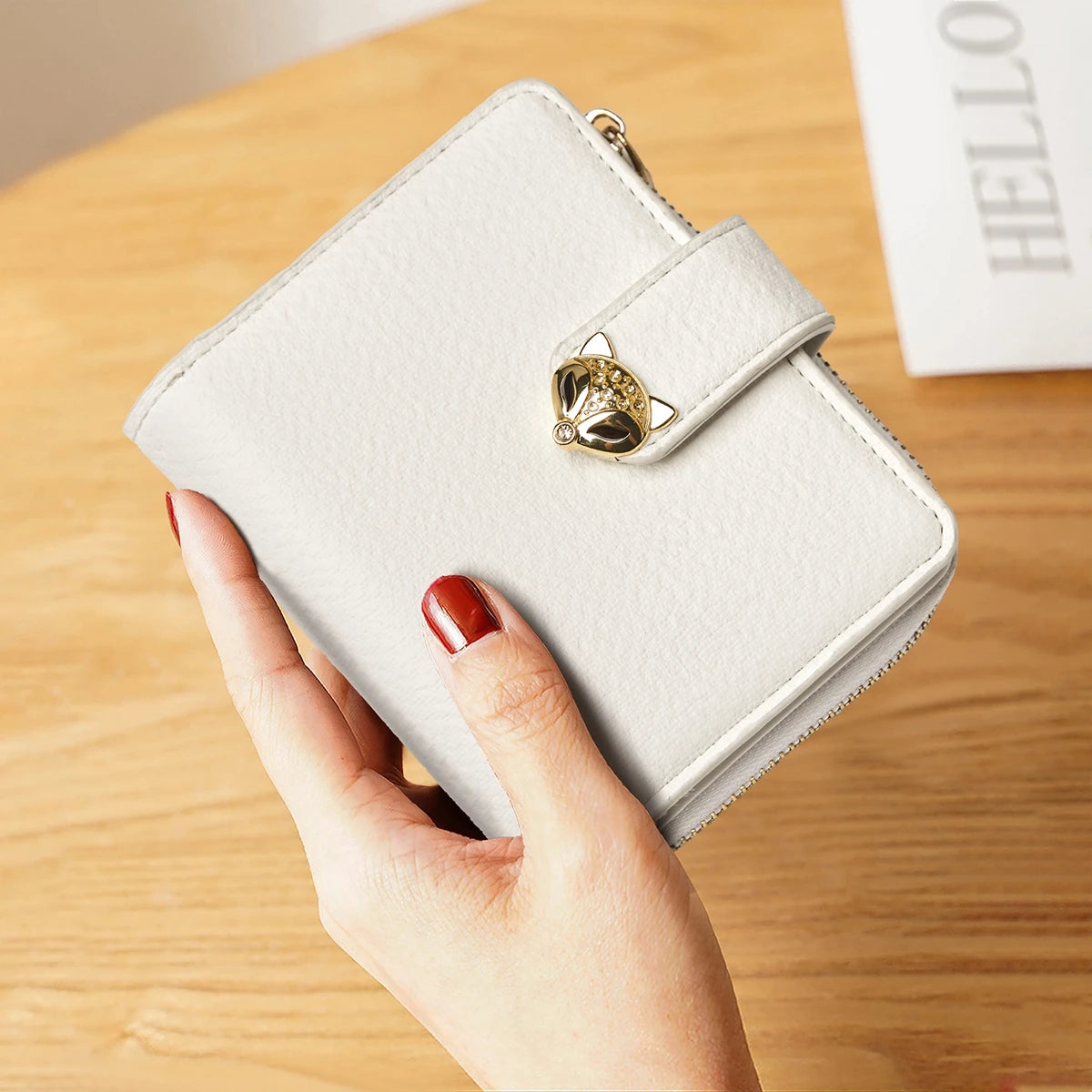 Carteira Feminina Cléo | Wallets | Cores variadas | Detalhe 5 | Vivièn