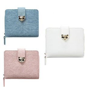 Carteira Feminina Cléo | Wallets | Cores variadas | Lateral | Vivièn