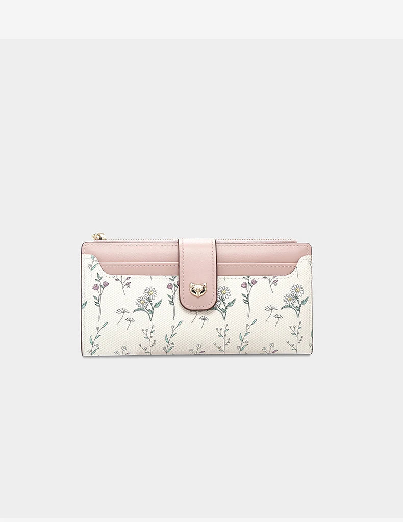 Carteira Feminina de Couro Alina | Wallets | Cores variadas | Detalhe 12 | Vivièn