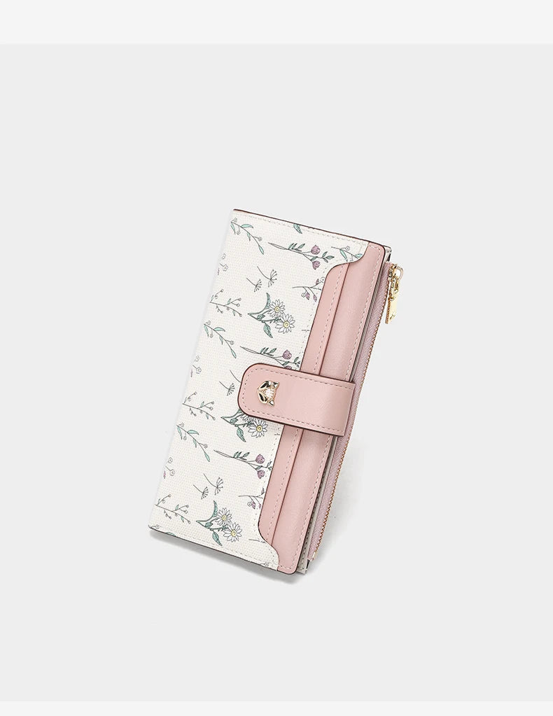 Carteira Feminina de Couro Alina | Wallets | Cores variadas | Detalhe 15 | Vivièn