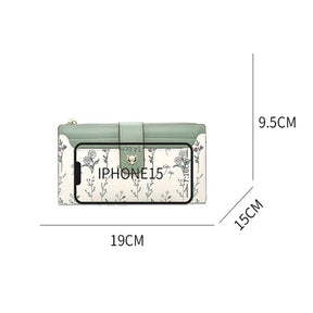 Carteira Feminina de Couro Alina | Wallets | Cores variadas | Detalhe 2 | Vivièn